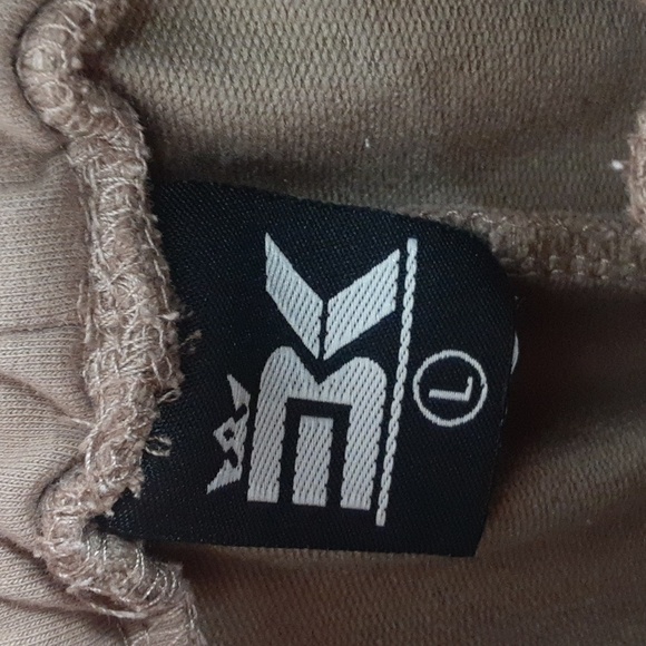 BK Mens Tan Camel Cotton Athletic Workout Pants - Picture 4 of 9